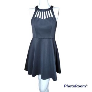 Trixxi Fit & Flare Little Black Dress Large